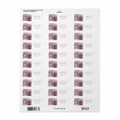 Aangepast Waterverf bloemen handgeschreven script Etiket (Full Sheet)