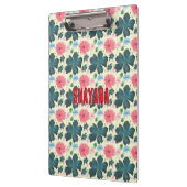 Aangepast waterverf bloempatroon cadeau klembord (Links)
