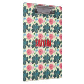Aangepast waterverf bloempatroon cadeau klembord (Rechts)
