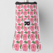Aangepast waterverf bloempatroon golfheadcover (Draai 90)