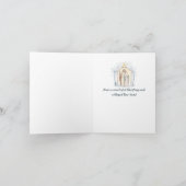 Aangepast waterverf feestdagen kaart (Binnen)