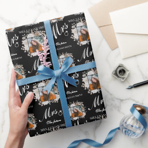 Aangepast Waterverf Lijst Vrijgezellenfeest Foto F Cadeaupapier