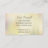 aangepast waterverf modern design-visitekaartje visitekaartje (Achterkant)