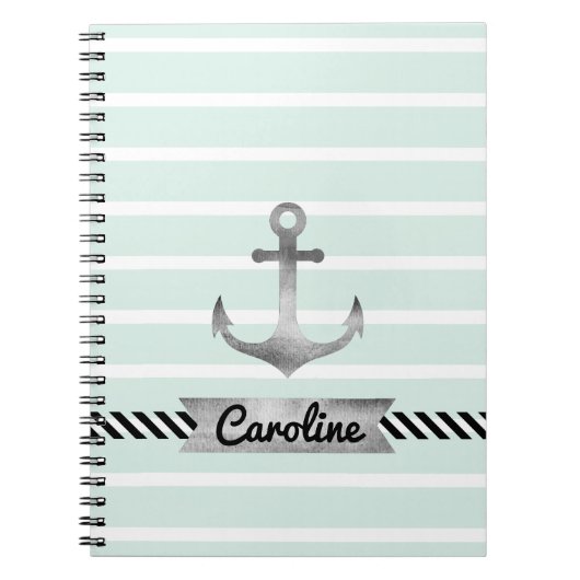 Aangepast Waterverf voor automatische mint-strips Notitieboek (Voorkant)