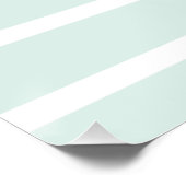 Aangepast Waterverf voor automatische mint-strips Perfect Poster (Hoek)