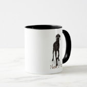 Aangepast waterverf voor geweldige deen Pet Dog Mok (Voorkant rechts)