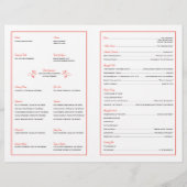 Aangepast weddenschapsprogramma - Koraal (Achterkant)