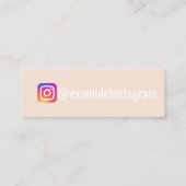 Aangepast 'Wedding Planner'-instagram Mini Visitekaartje (Achterkant)