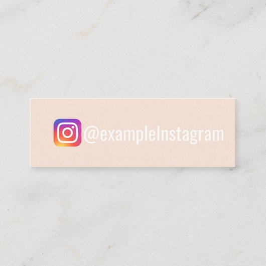 Aangepast 'Wedding Planner'-instagram Mini Visitekaartje (Achterkant)