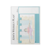 Aangepast wekelijks plannerpad notitieblok (Linkerzijde)