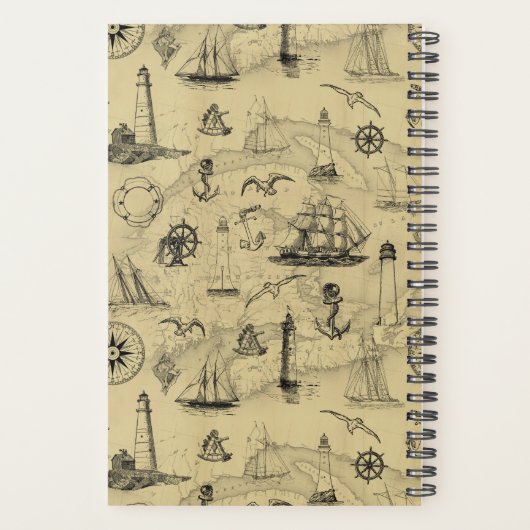 Aangepast wekelijks schema voor Nautical  Planner (Achterkant)