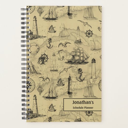 Aangepast wekelijks schema voor Nautical Planner (Voorkant)