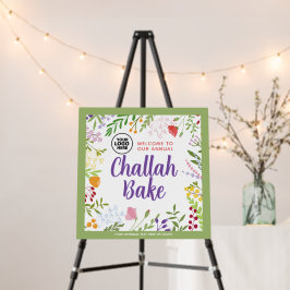 Aangepast welkom hekbord voor Challah Bake Modern 