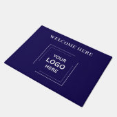 Aangepast welkomstlogo winkel entree deurmat (Schuin)