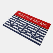 Aangepast welkomstpatroon met ankerpunten deurmat (Schuin)