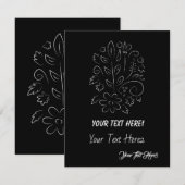 Aangepast Wenskaart Bedankkaart (Voorkant / Achterkant)