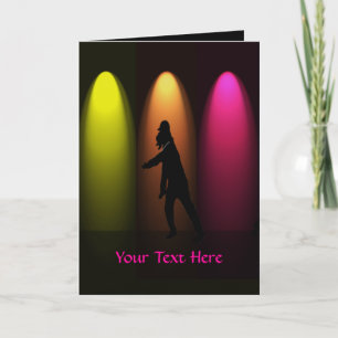 Aangepast Wenskaart HopDance Girl Kaart