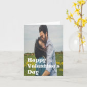 Aangepast Wenskaart Valentijnsdag Kaart (Gele Bloem)