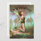 Aangepast Wenskaart voor bosfee Feestdagenkaart (Voorkant / Achterkant)