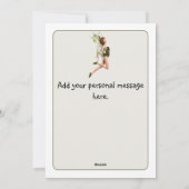 Aangepast Wenskaart voor bosfee Feestdagenkaart (Achterkant)