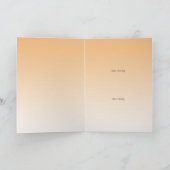 Aangepast Wenskaart voor geblonken Kaart (Binnen)