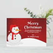 Aangepast Wenskaart voor Kerstmis Feestdagenkaart (Staand voorkant)