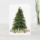 Aangepast Wenskaart voor prettige kerstbomen Feestdagen Kaart (Voorkant)