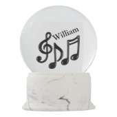 Aangepast Wereldbol voor sneeuw Sneeuwbol (Achterkant)