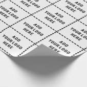 Aangepast werkpapier voor zakelijke Logo Cadeaupapier (Hoek)