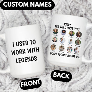 aangepast Werkt vroeger met legendes 12 foto colle Koffiemok