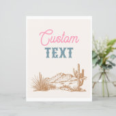 Aangepast Western partijteken (Staand voorkant)