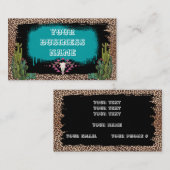 Aangepast Western Visitekaartje (Voorkant / Achterkant)