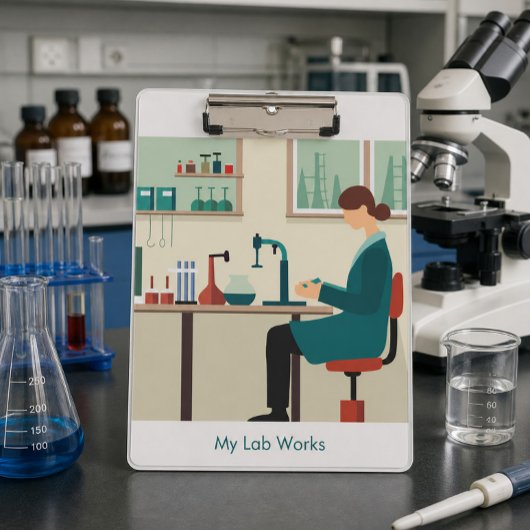 Aangepast wetenschappelijk practicum voor studente klembord