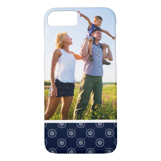 Aangepast wielpatroon van de fotokapitein Case-Mate iPhone case (Achterkant)