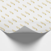 Aangepast wigpapier voor weddenschappen cadeaupapier (Hoek)