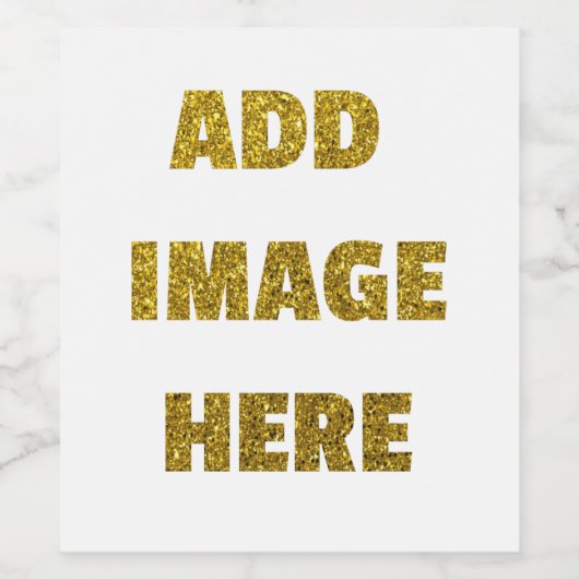 Aangepast Wijn Etiket (Enkel label)