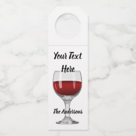 Aangepast wijn flessenhanger