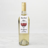 Aangepast wijn flessenhanger (Op fles)