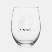 Aangepast Wijnglas Zonder Voet (Achterkant)