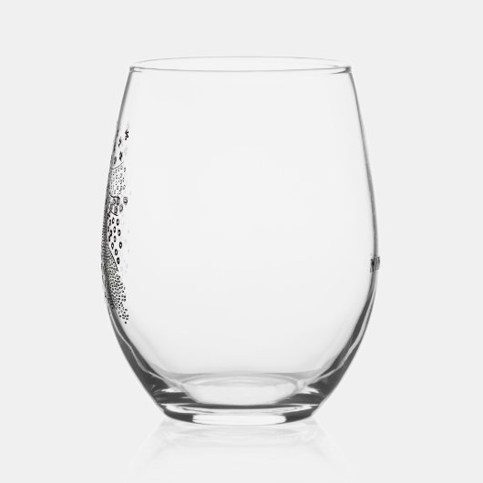 Aangepast Wijnglas Zonder Voet (Links)