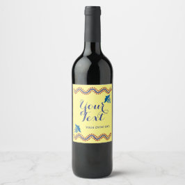 Aangepast wijnlabel - foto wijnlabel wijn etiket