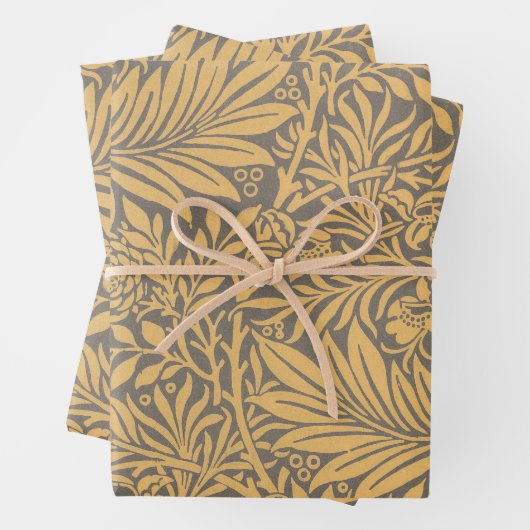 Aangepast William Morris luckspur inpakpapier (In situ)