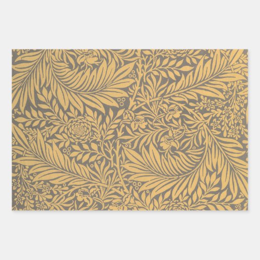 Aangepast William Morris luckspur inpakpapier (Voorkant)