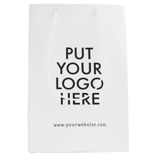 Aangepast, winkelen medium cadeauzakje (Voorkant)