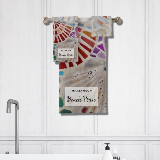 Aangepast winkelhuis bad handdoek