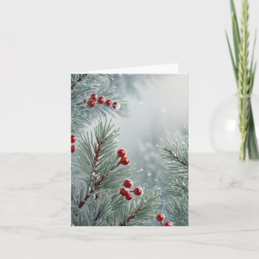 Aangepast Winter Wonderland | Pijnboom & Bessen (Voorkant)