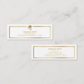 Aangepast wit Afstuderen Naam Kaart invoegen: Contactkaartje (Voorkant / Achterkant)