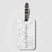 Aangepast wit Bagagelabel met kaartsleuf (Voorkant (verticaal))
