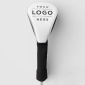 Aangepast wit bedrijfslogo merk Driver Golfheadcover (Voorkant)