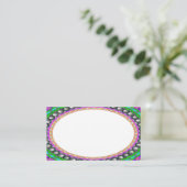 Aangepast wit centrum B5 Visitekaartjes (Staand voorkant)